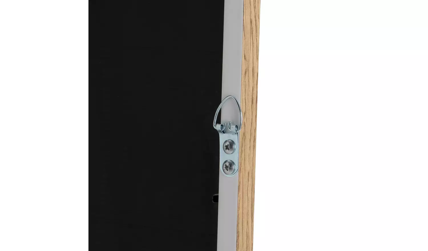 Home Essentials Oak Effect Square Wall Mirror - 55x55cm