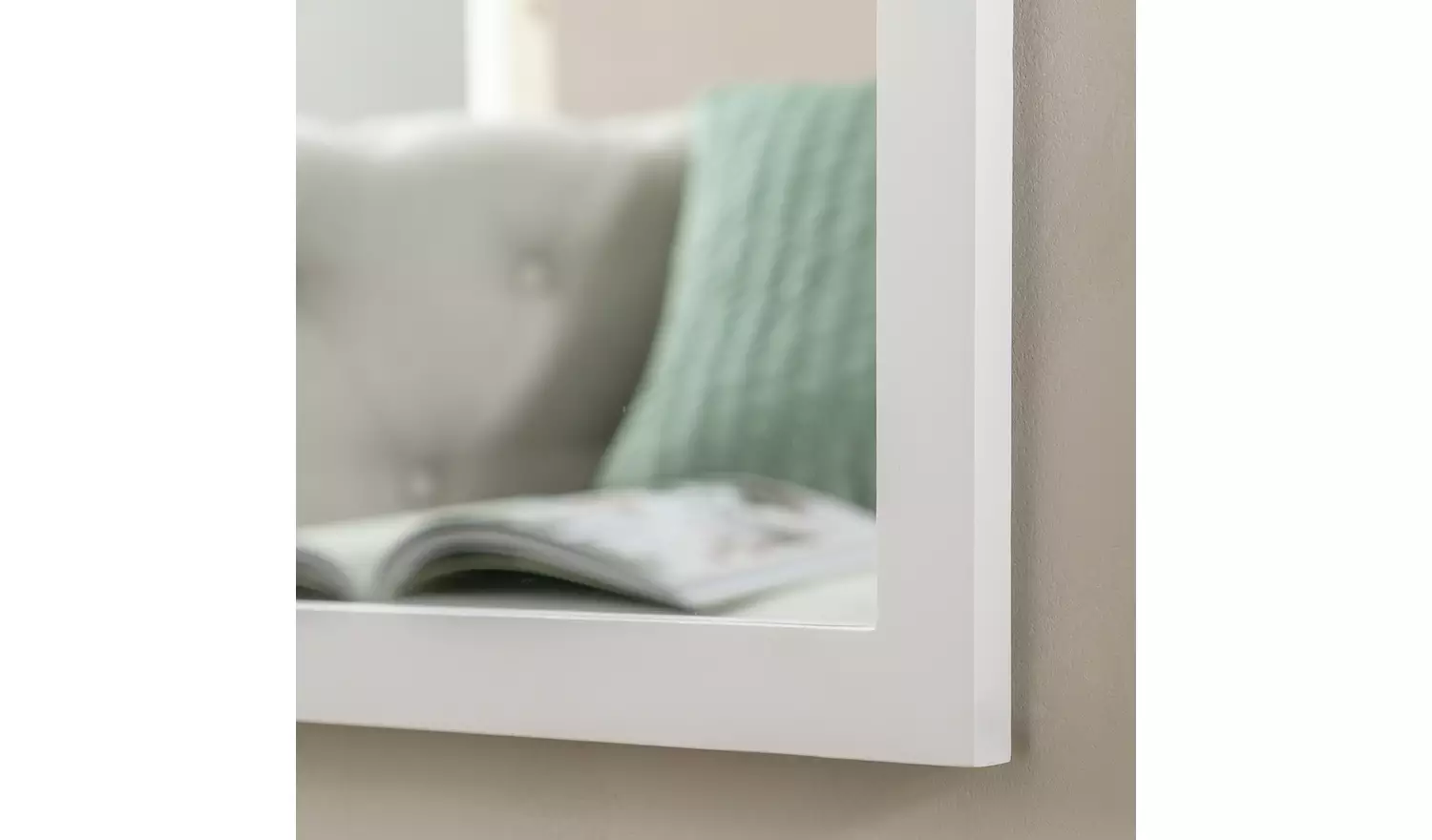 Argos Home White Full Length Wall Mirror - 126x36cm