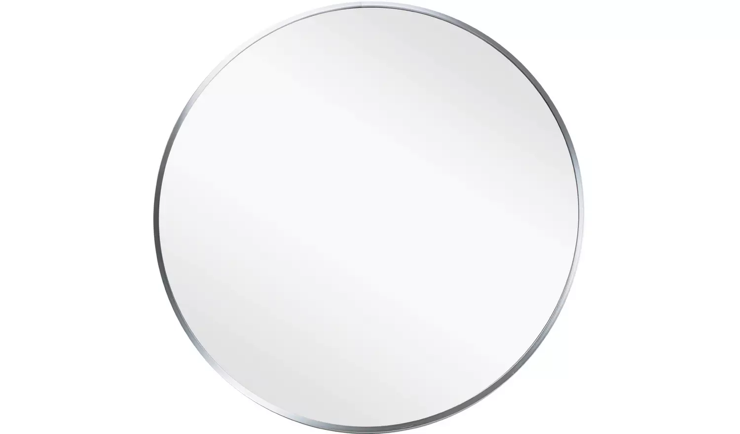 Habitat Silver Round Wall Mirror - 50x50cm