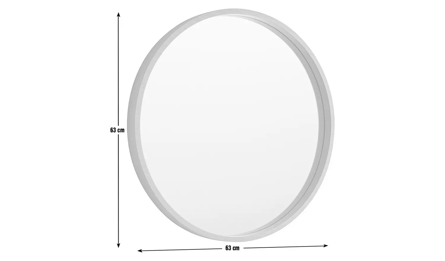 Habitat Maple Veneer Round Wall Mirror - 63x63cm