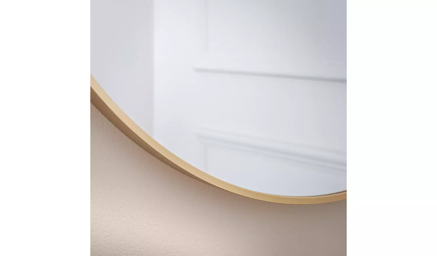 Habitat Gold Effect Round Wall Mirror - 80x80cm