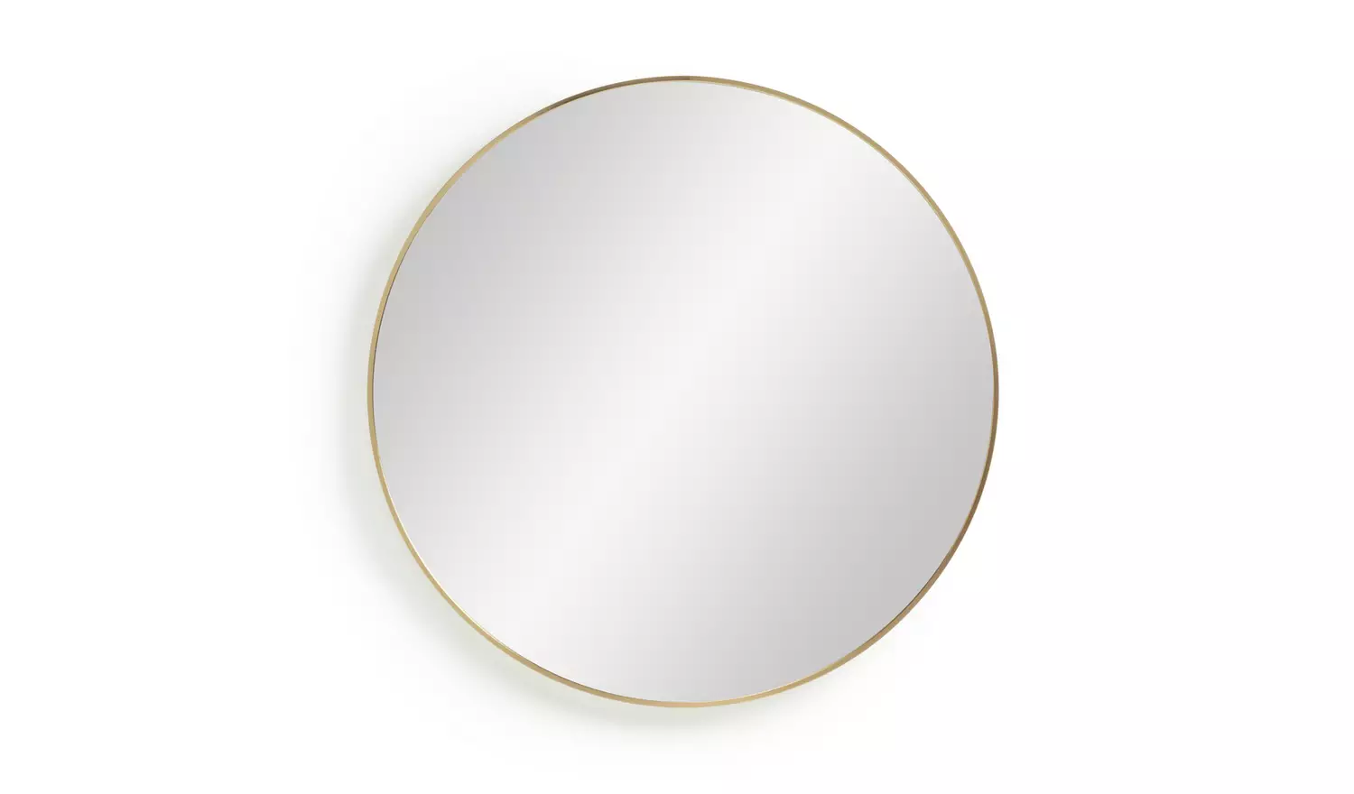 Habitat Gold Effect Round Wall Mirror - 80x80cm