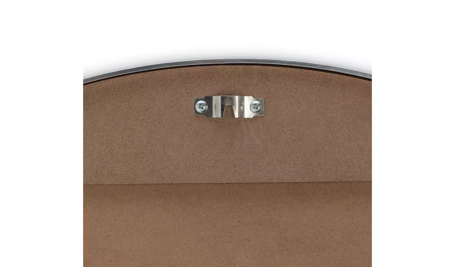 Habitat Silver Round Wall Mirror - 80x80cm