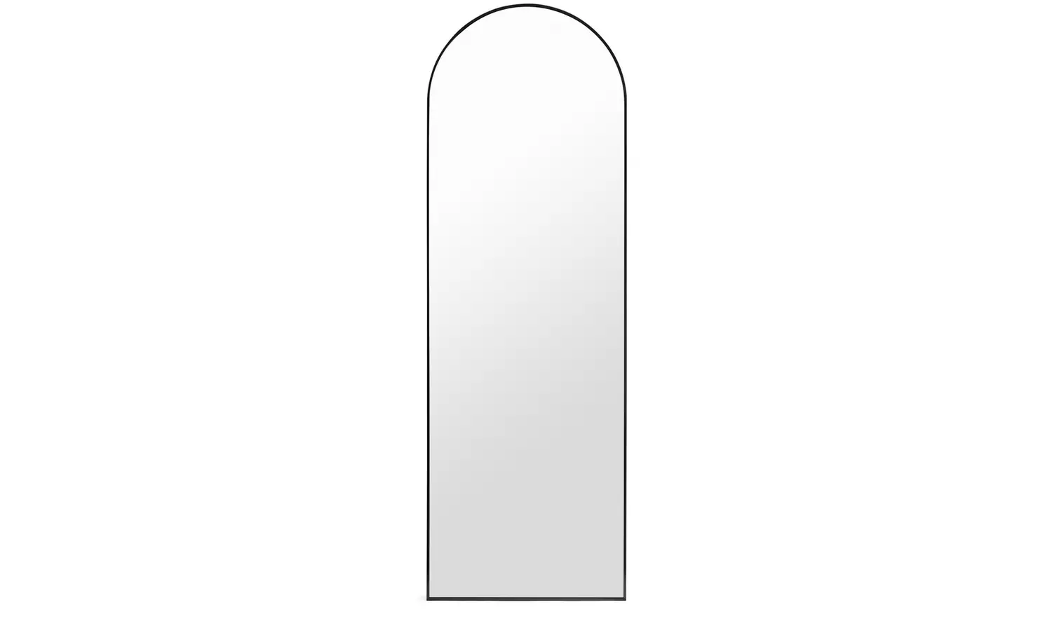Habitat Black Full Length Arch Wall Mirror - 150x50cm