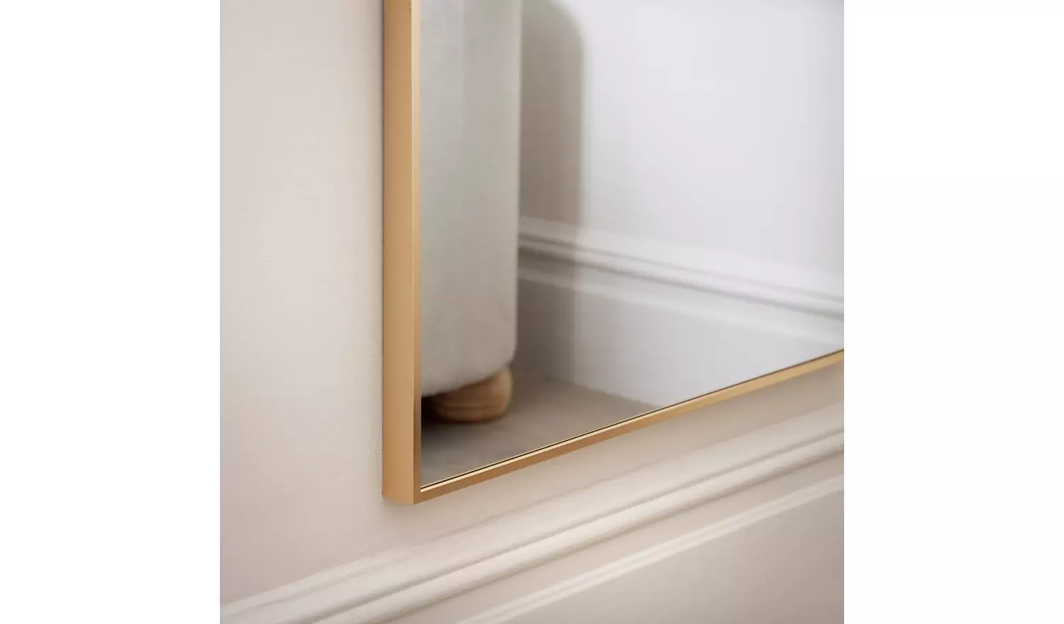 Habitat Gold Effect Full Length Arch Wall Mirror - 150x50cm