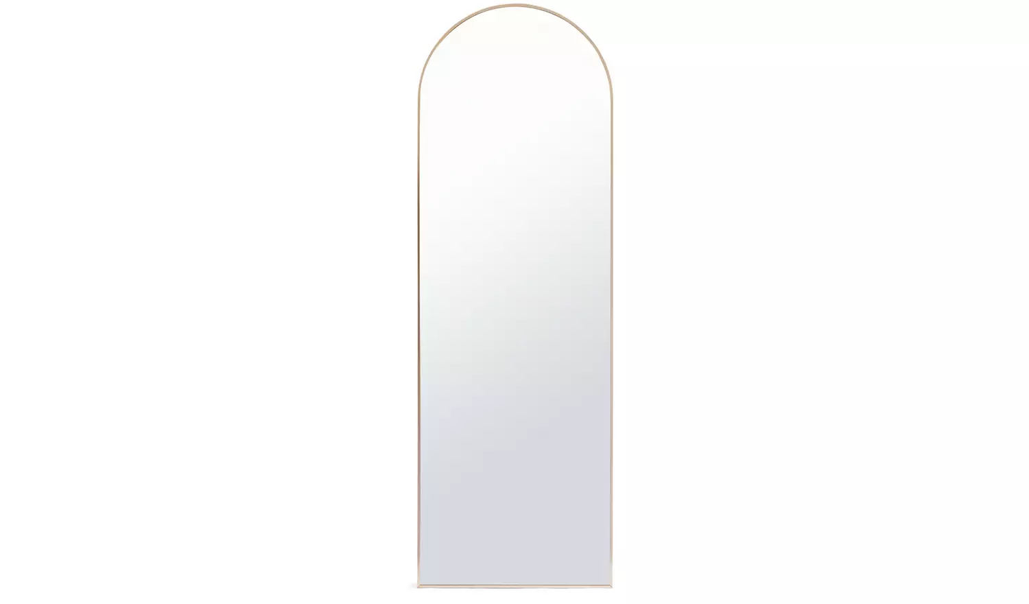 Habitat Gold Effect Full Length Arch Wall Mirror - 150x50cm