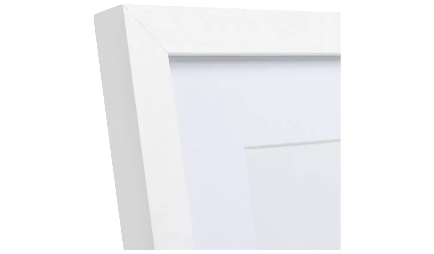 Habitat 3 Pack White Wooden Picture Frames - 5x7
