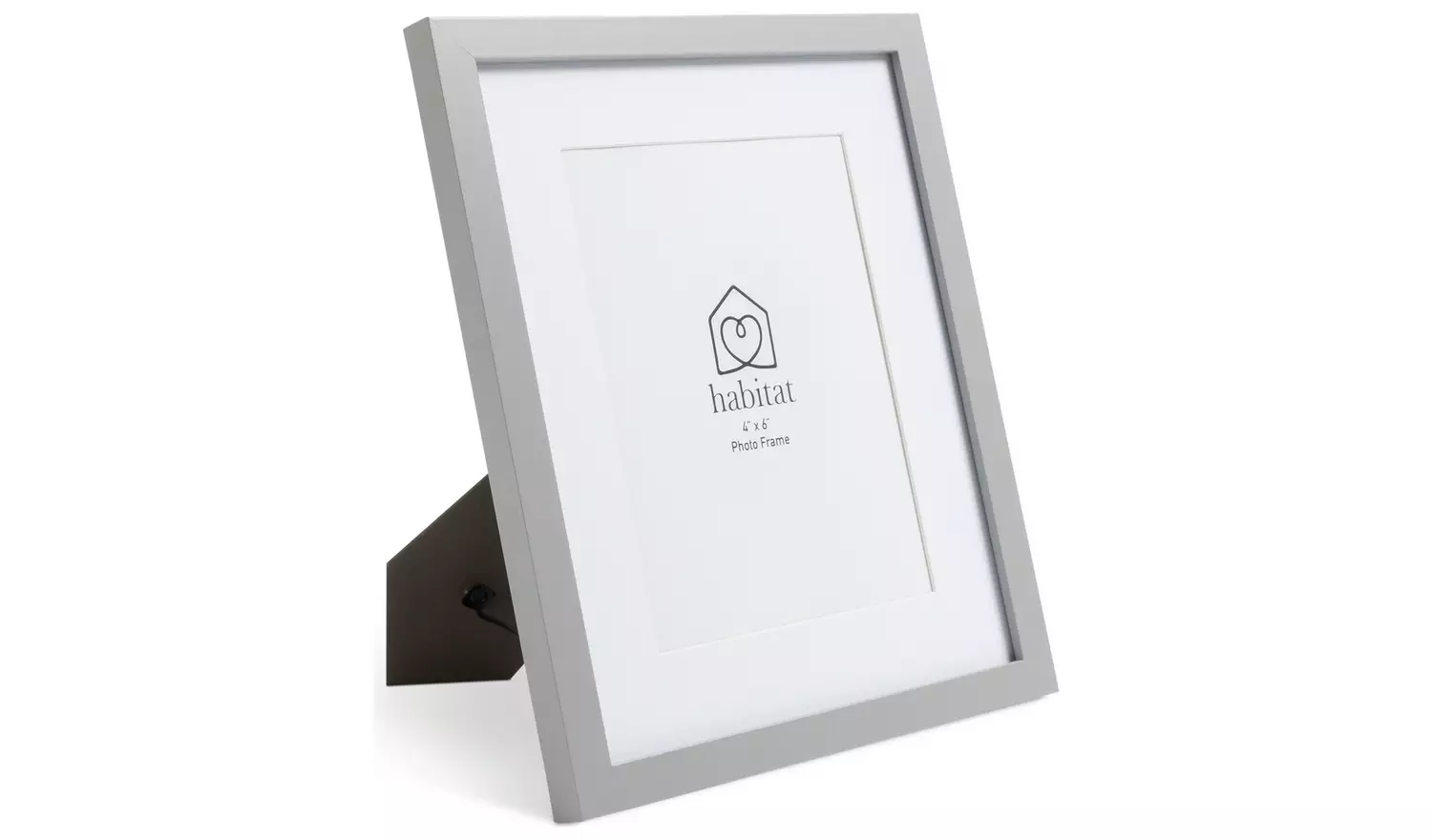 Habitat 3 Pack Grey Wooden Picture Frames - 4x6