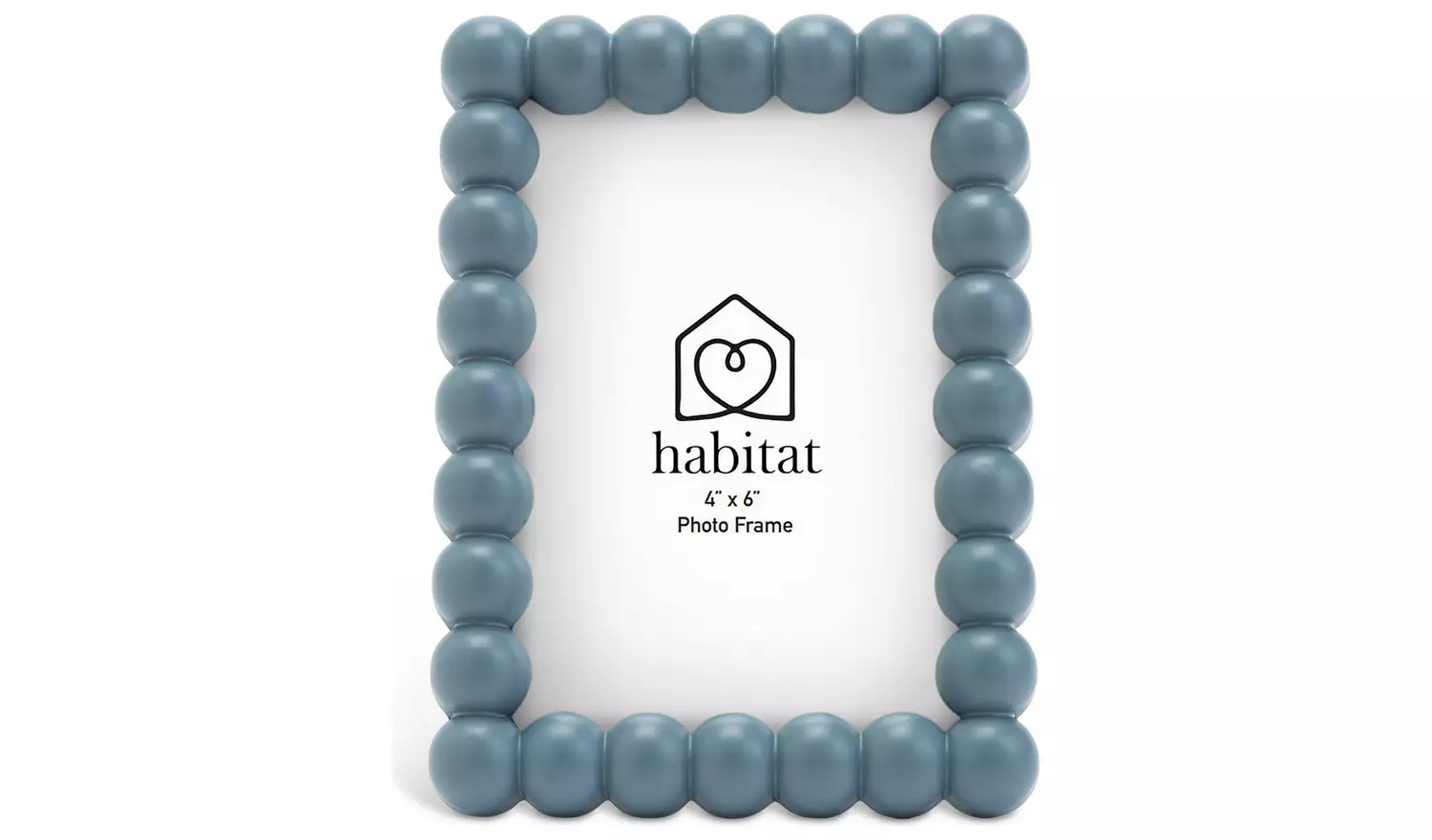 Habitat Blue Bobble Picture Frame - 4x6