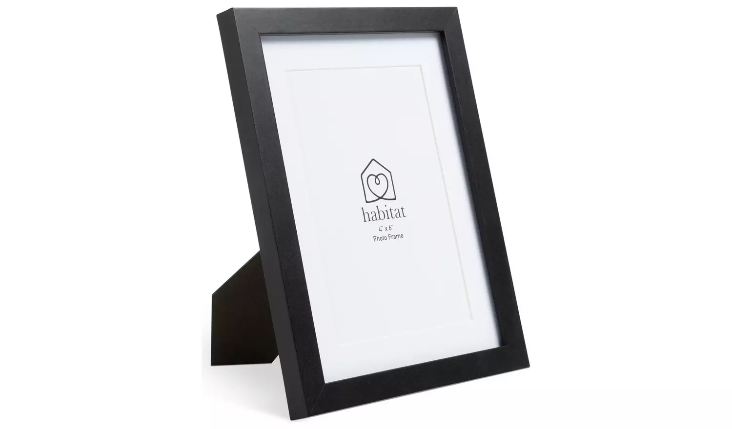 Habitat 3 Pack Black Wooden Picture Frames - 4x6