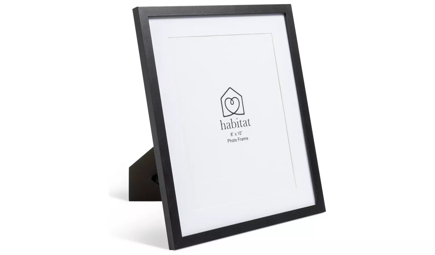 Habitat 3 Pack Black Wooden Picture Frames - 8x10