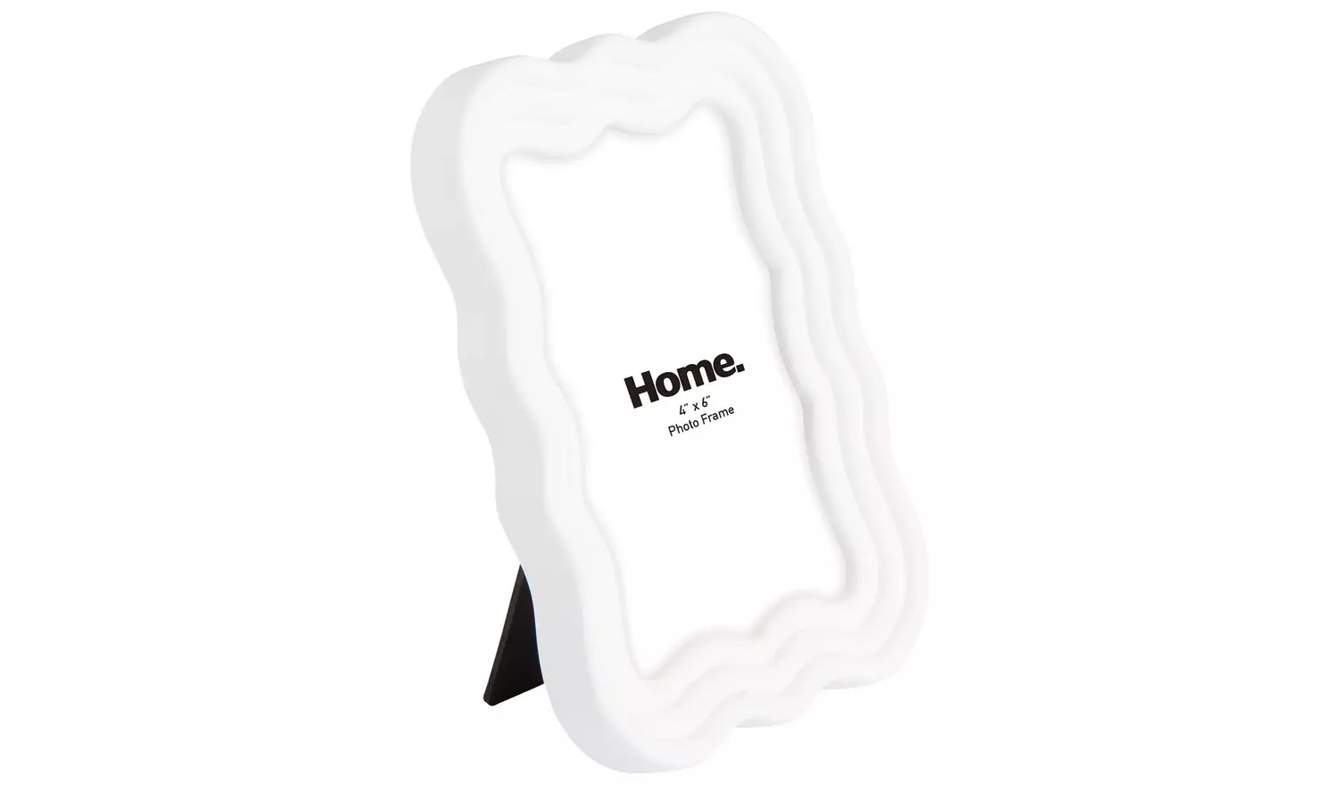 Argos Home White Wiggle Resin Picture Frame - 4x6