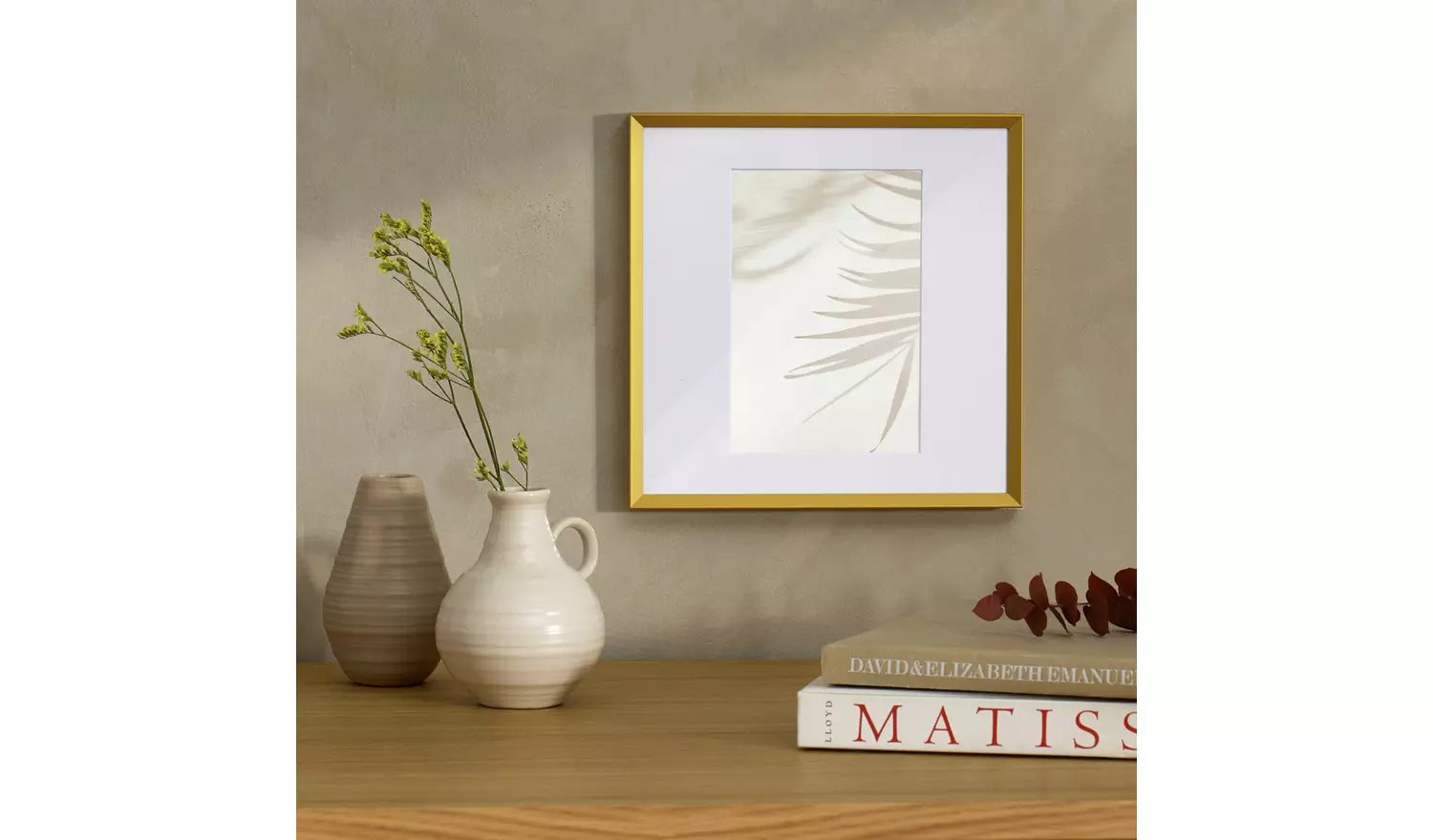 Habitat Gold Effect Metal Picture Frame - 4x6"