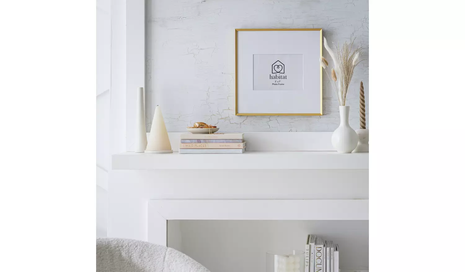 Habitat Gold Effect Metal Picture Frame - 5x7"