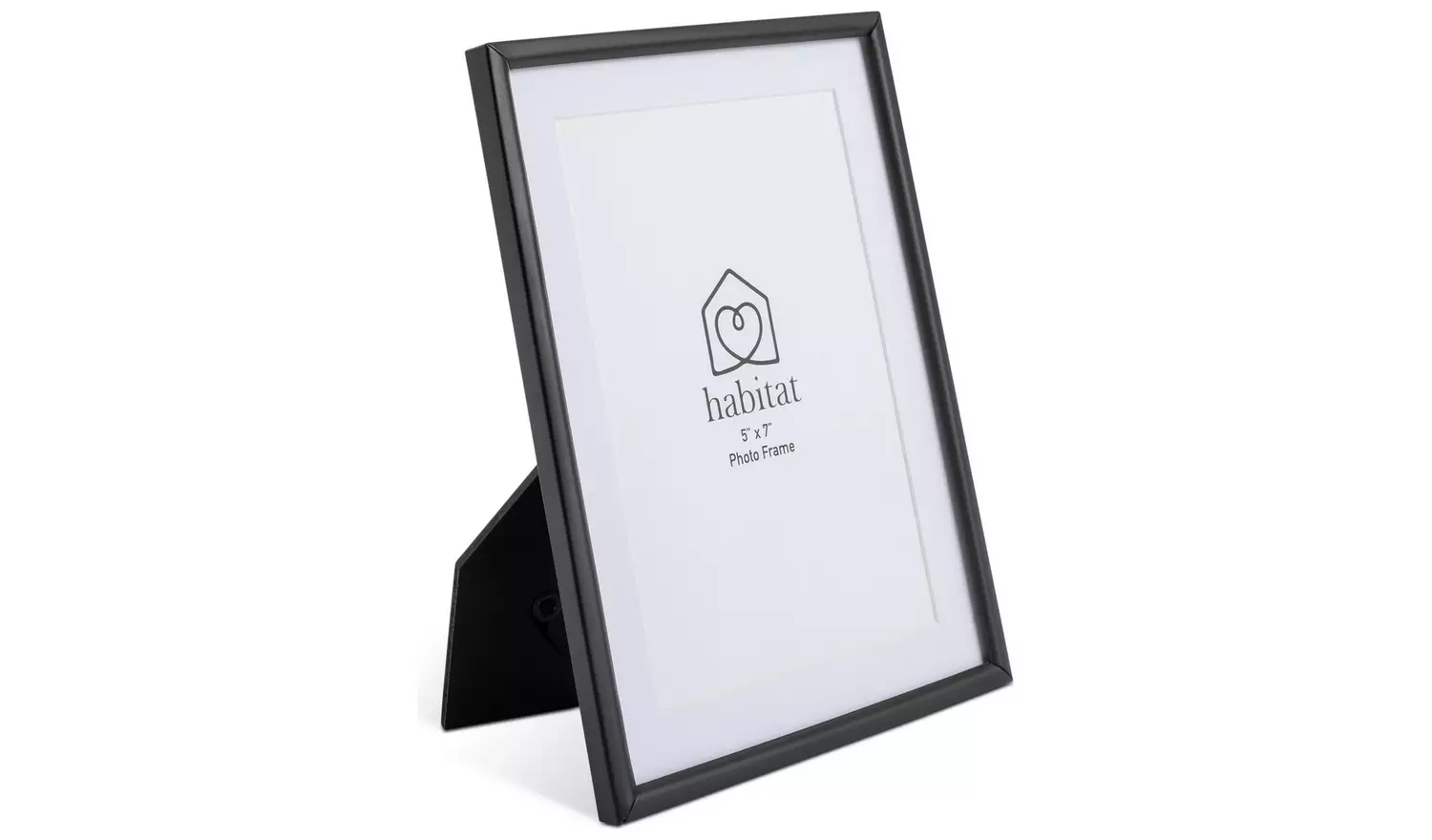 Habitat Skinny Black Metal Picture Frame - 5x7
