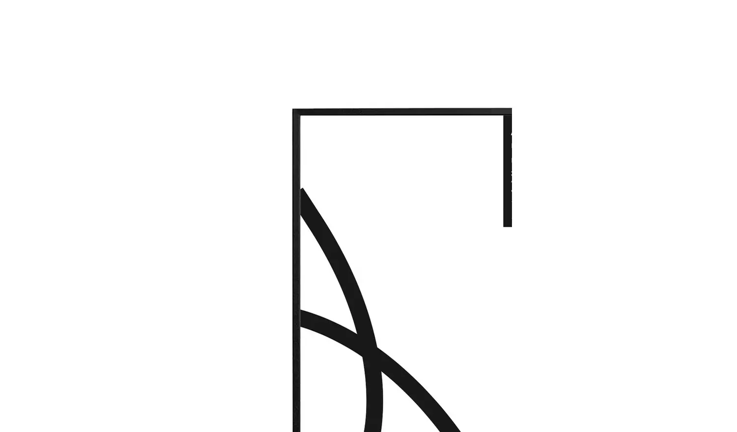 Habitat Aluminus Black Metal Picture Frame - 12x16