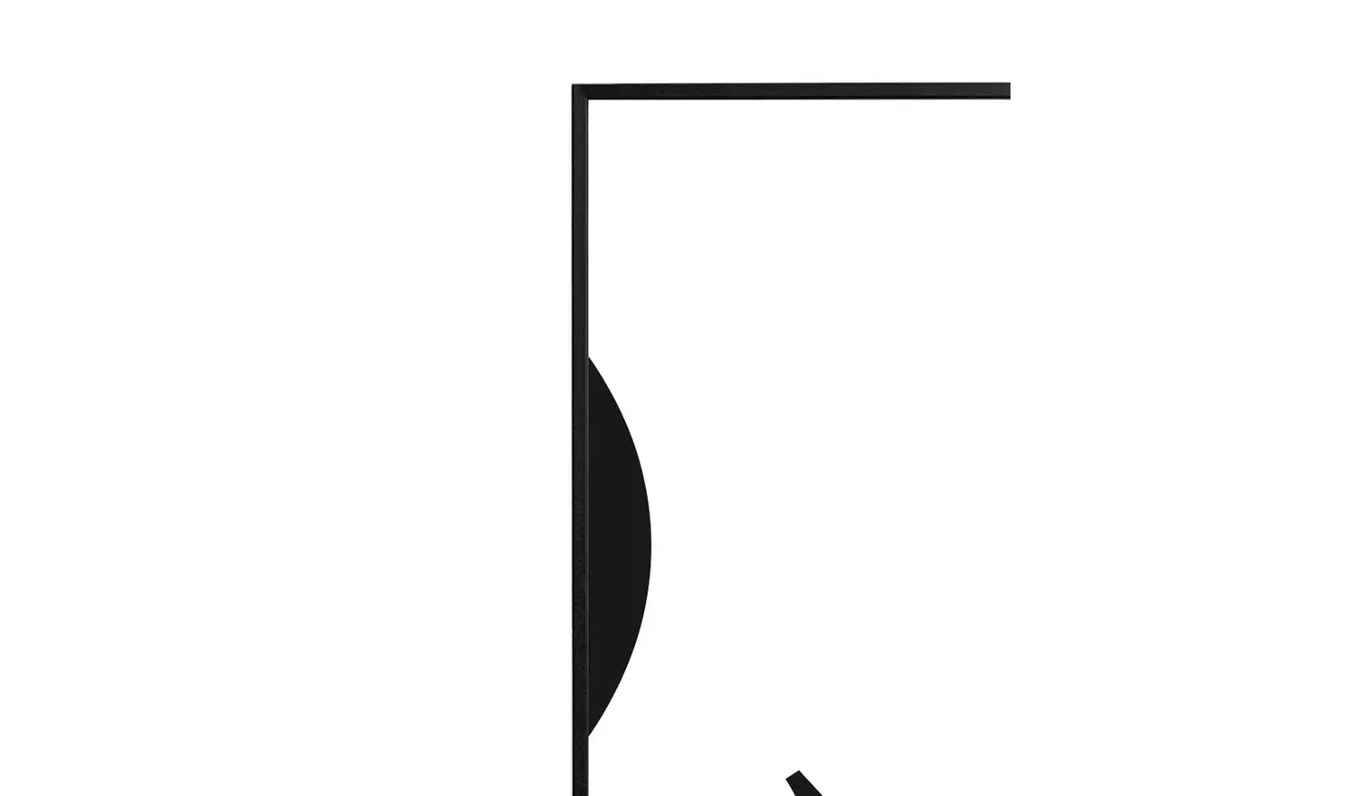 Habitat Aluminus Black Metal Picture Frame - 20x28