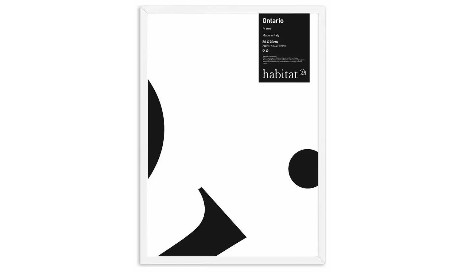 Habitat Ontario White Wooden Picture Frame - 20x28"