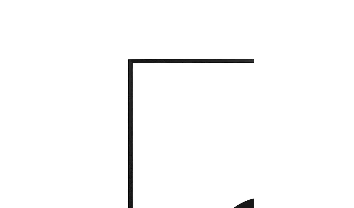 Habitat Aluminus Black Metal Picture Frame - 16x20