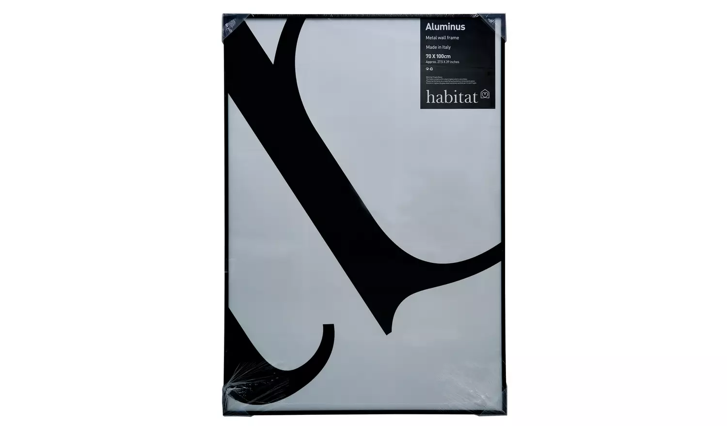 Habitat Aluminus Black Metal Picture Frame - 28x39