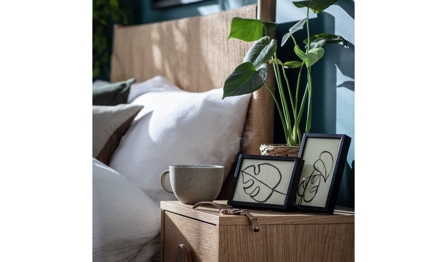 Habitat Aluminus 2 Pack Black Metal Picture Frames - 4x6"