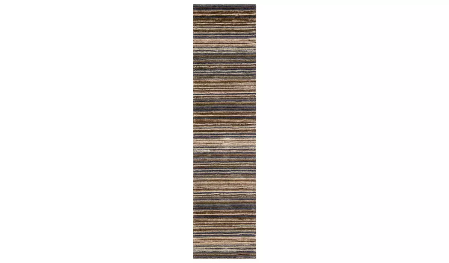 Homemaker Skinny Stripe Natural Wool Runner - 60x230cm