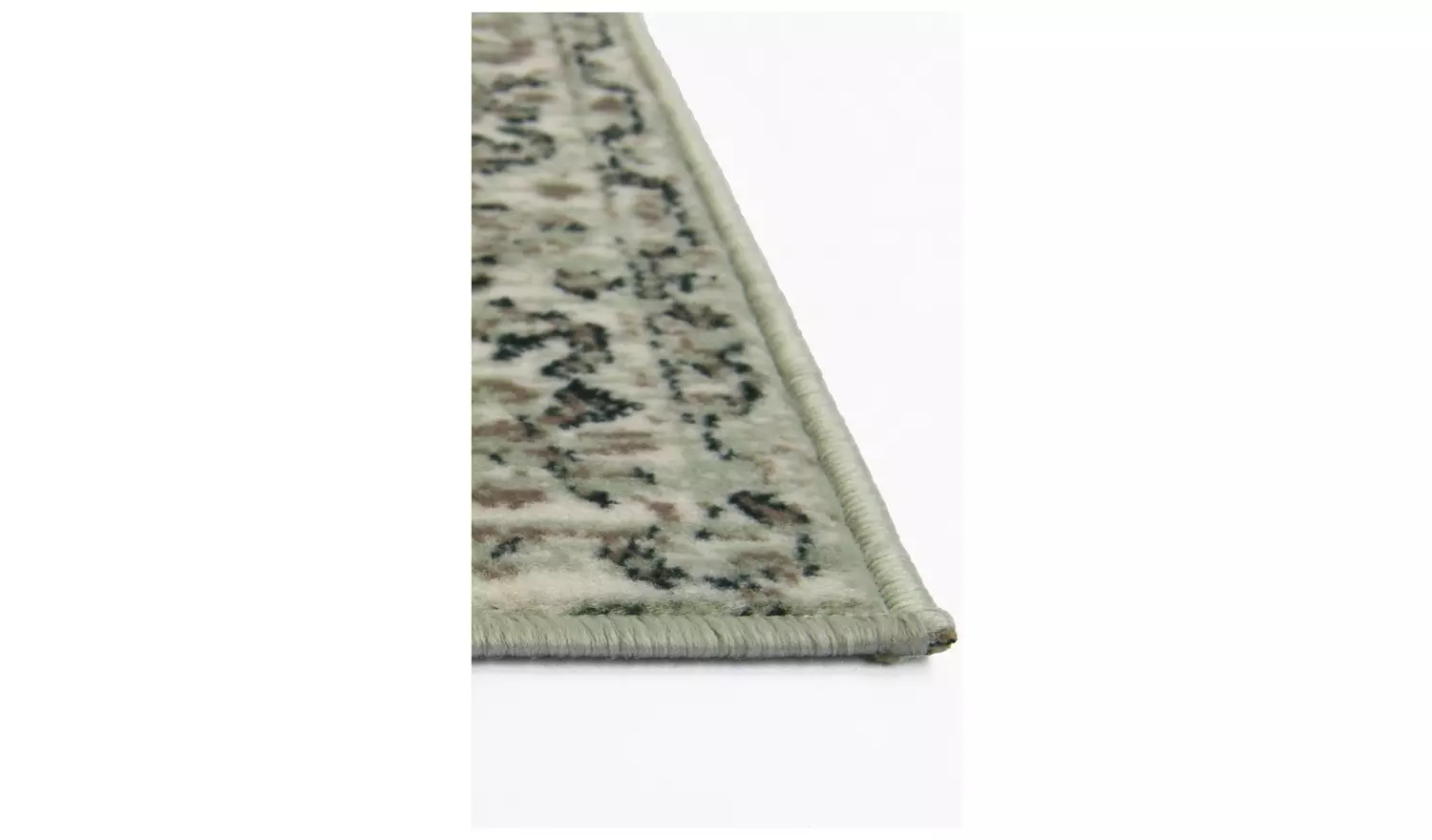 Homemaker Traditional Sage Green Short Pile Runner -200x67cm