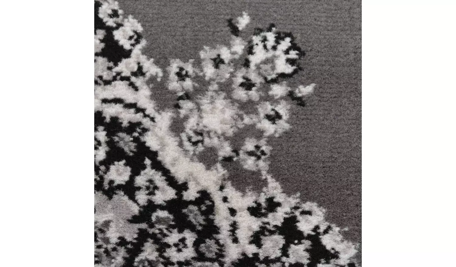 Homemaker Bukhura Traditional Grey Cut Pile Runner -200x67cm