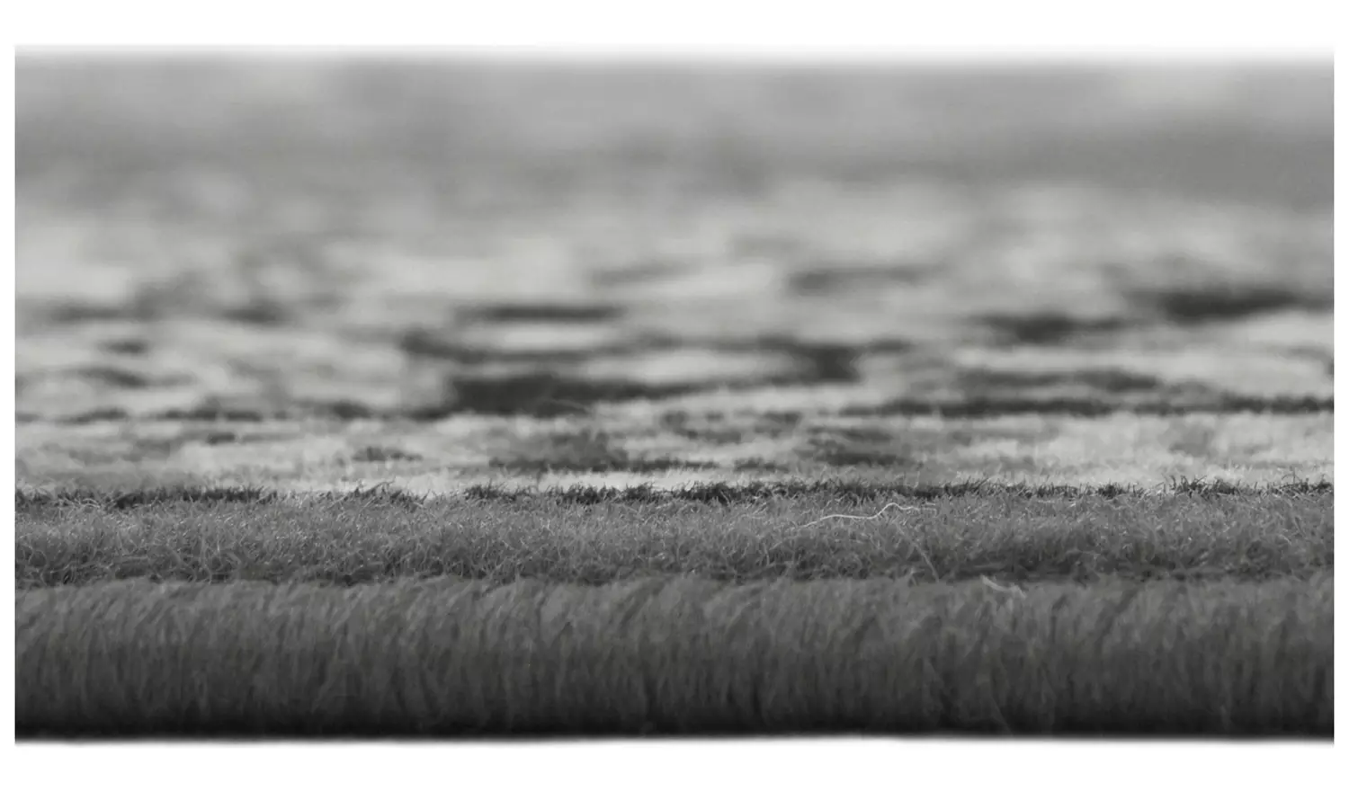 Homemaker Bukhura Traditional Grey Cut Pile Runner -200x67cm