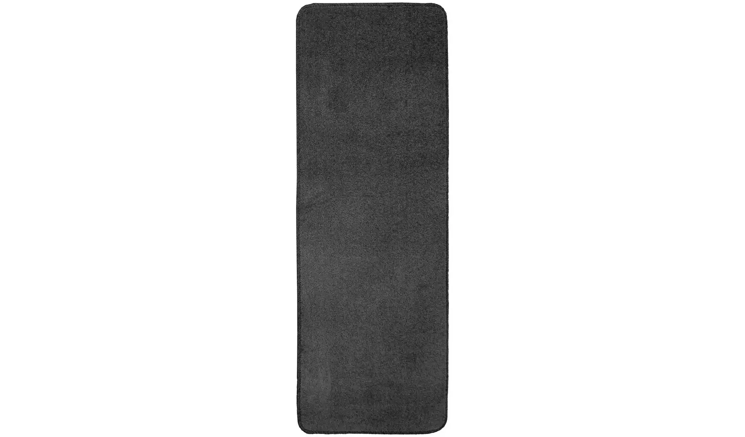 Homemaker Relay Plain Charcoal Short Pile Runner - 200x60cm