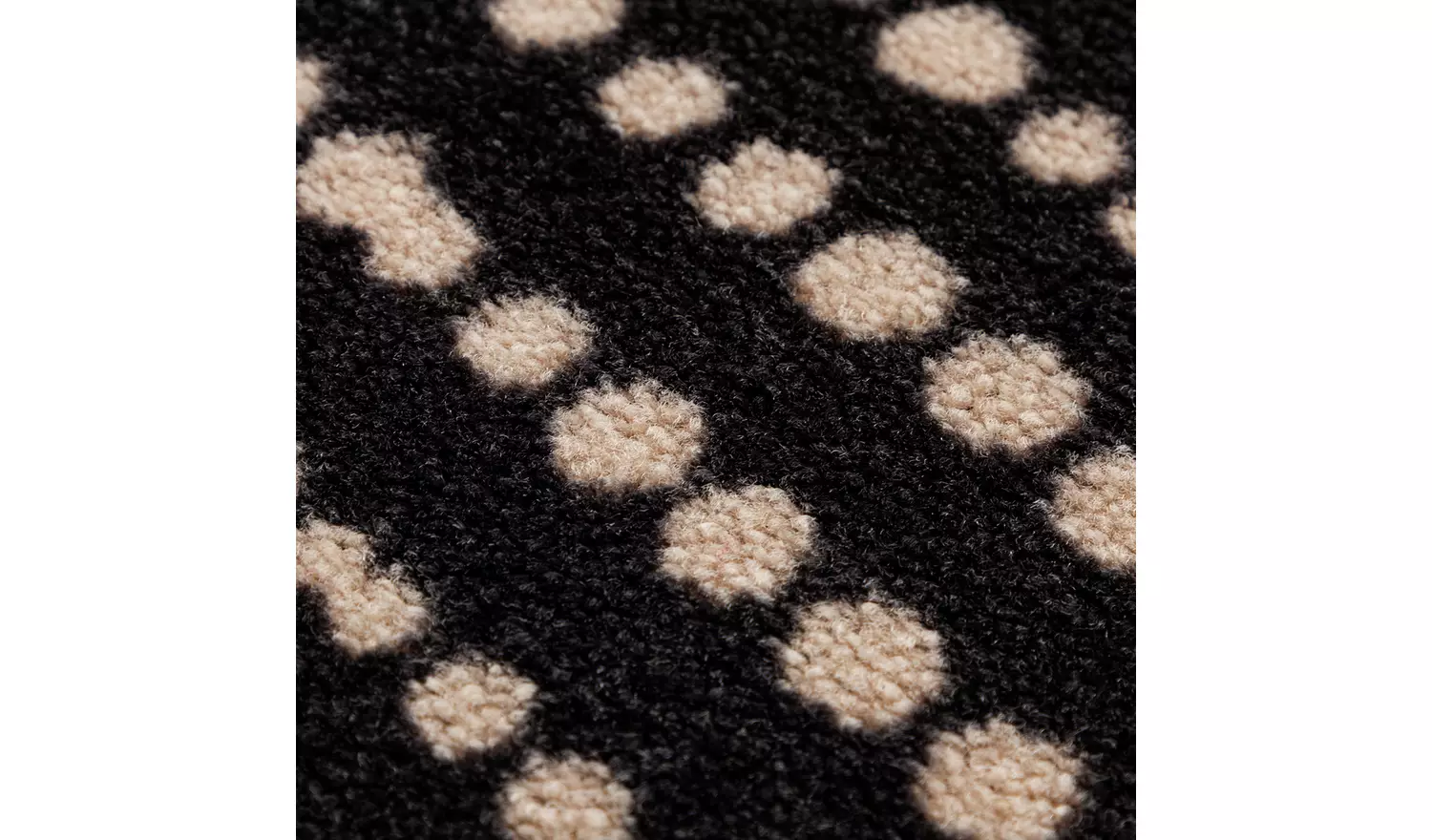 Habitat Washable Black & White Runner & Mat set - 150x57cm