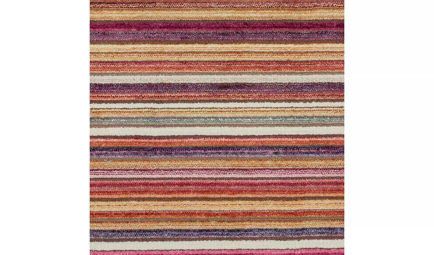 Habitat Skinny Stripe Flatweave Runner - 200x66cm