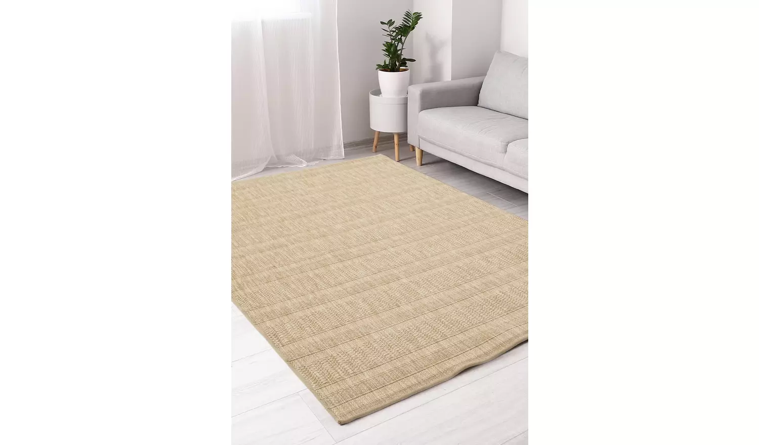 Homemaker Jute Look Outdoor Rug Natural