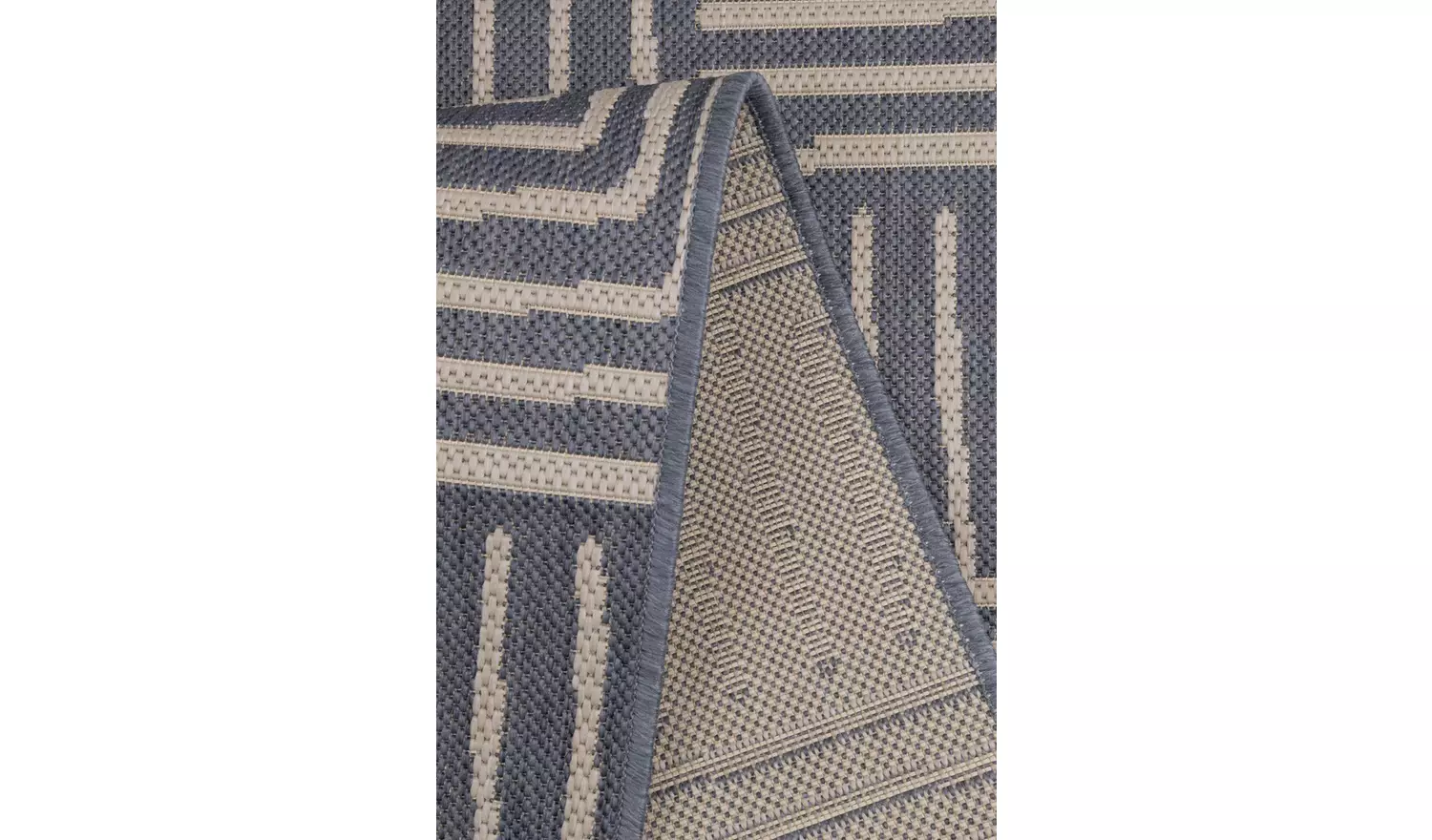 Homemaker Polypropylene Blue Rectangle Rug - 120 x 170cm