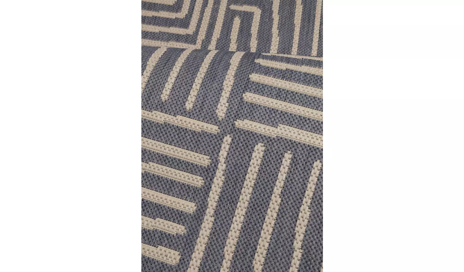 Homemaker Polypropylene Blue Rectangle Rug - 120 x 170cm