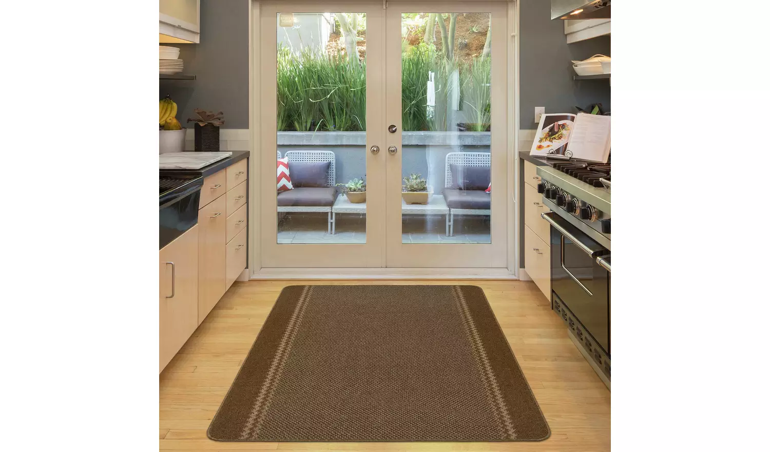 Kilkis Machine Washable Rug - 100x150cm - Brown