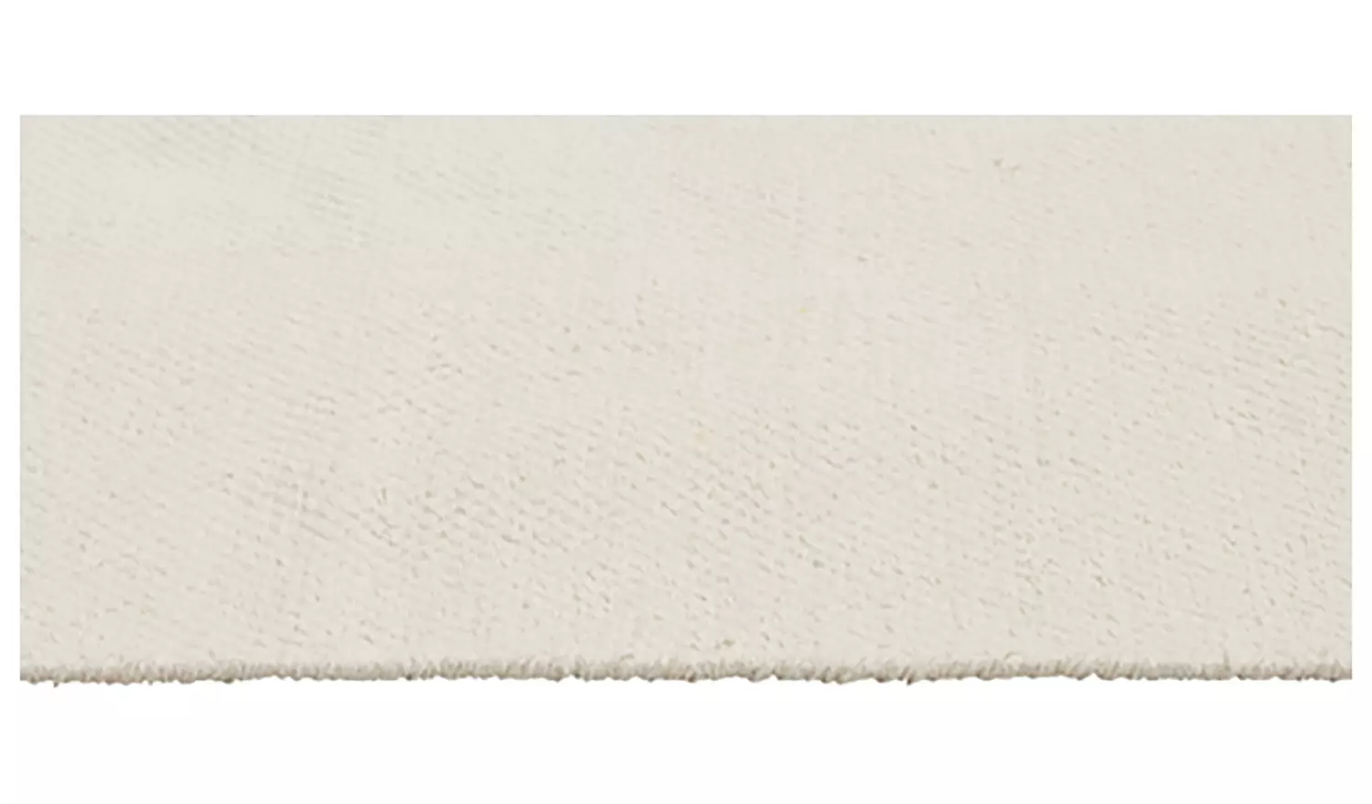 Argos Home Plain Cream Cotton Flatweave Rug - 170x120cm