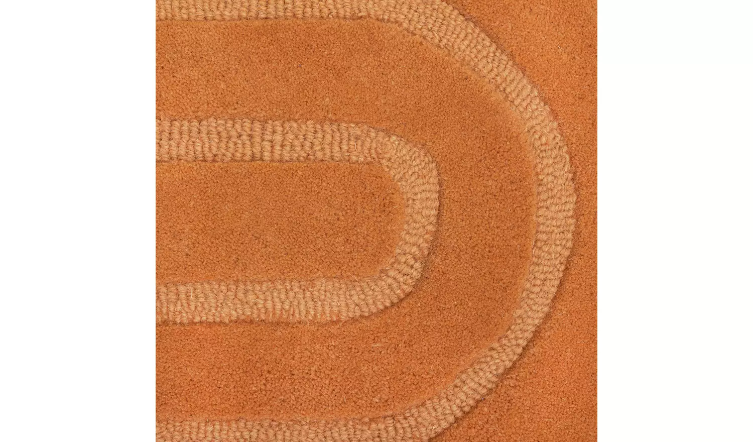 Habitat Mirage Carved Ginger Cut Pile Rug - 170x120cm