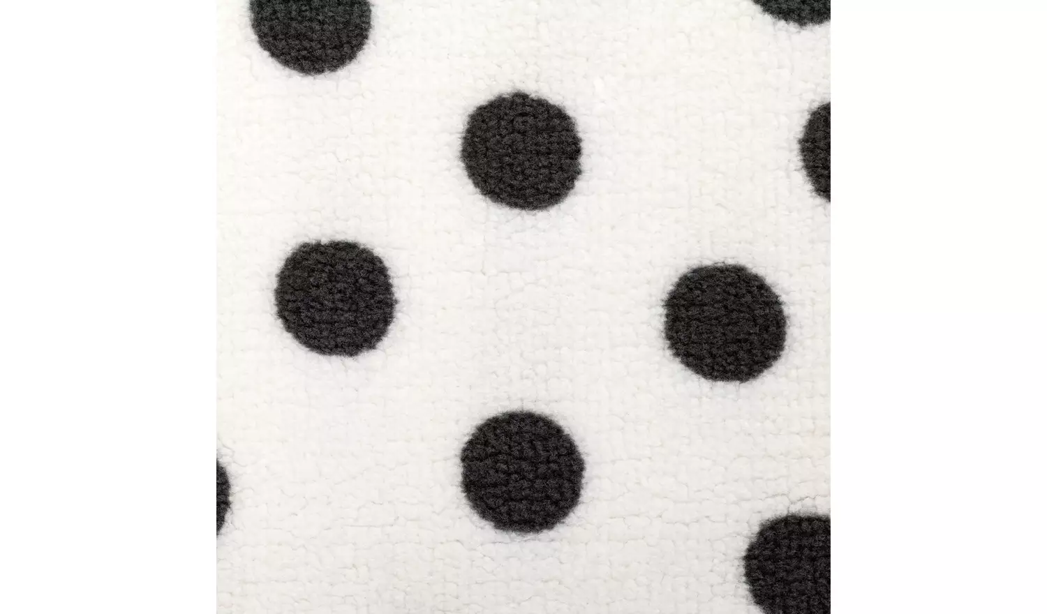 Argos Home Multi Spot Black & White Cut Pile Rug - 230x160cm