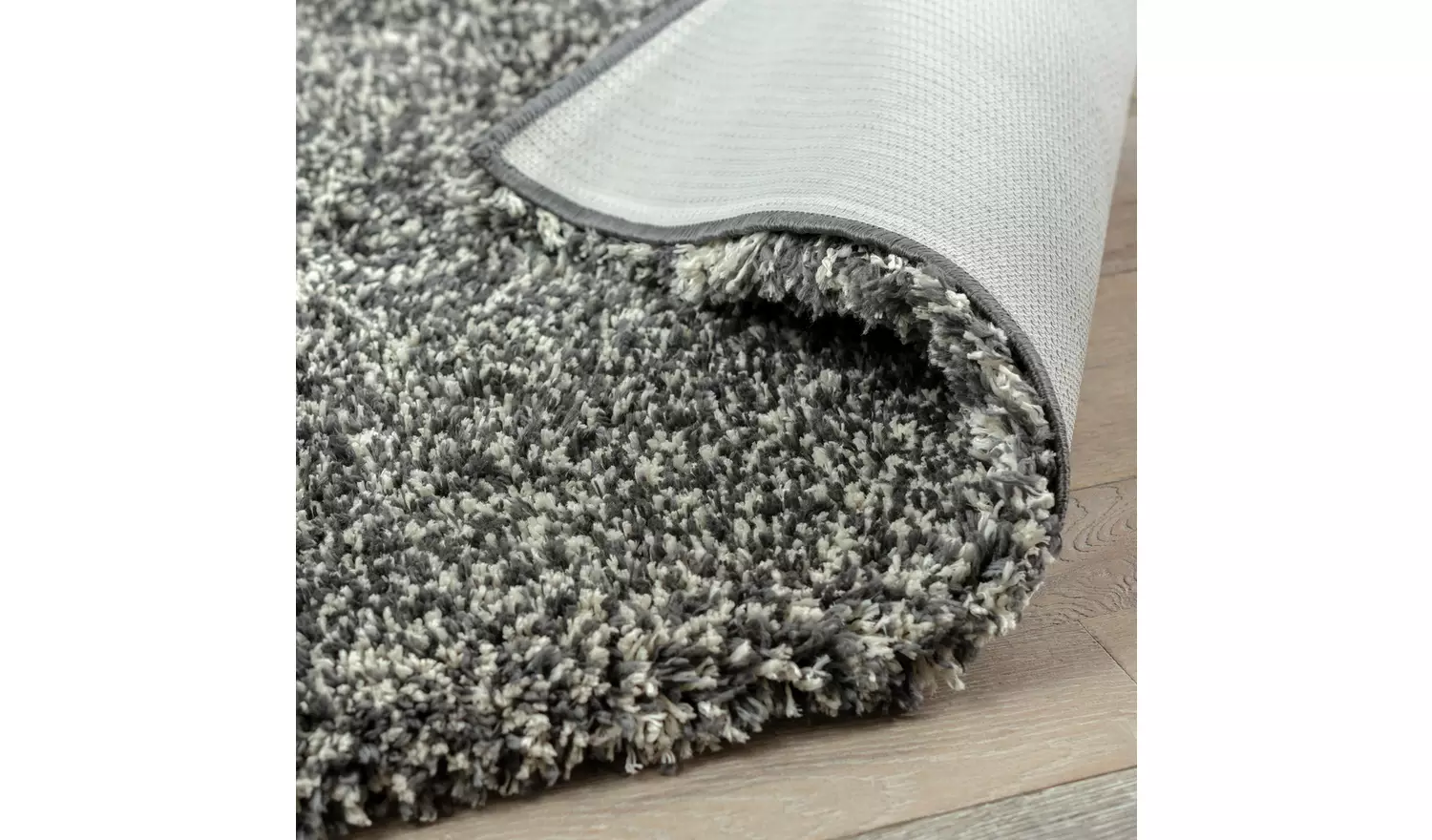 Habitat Cosy Grey Shaggy Rug - 290x200cm