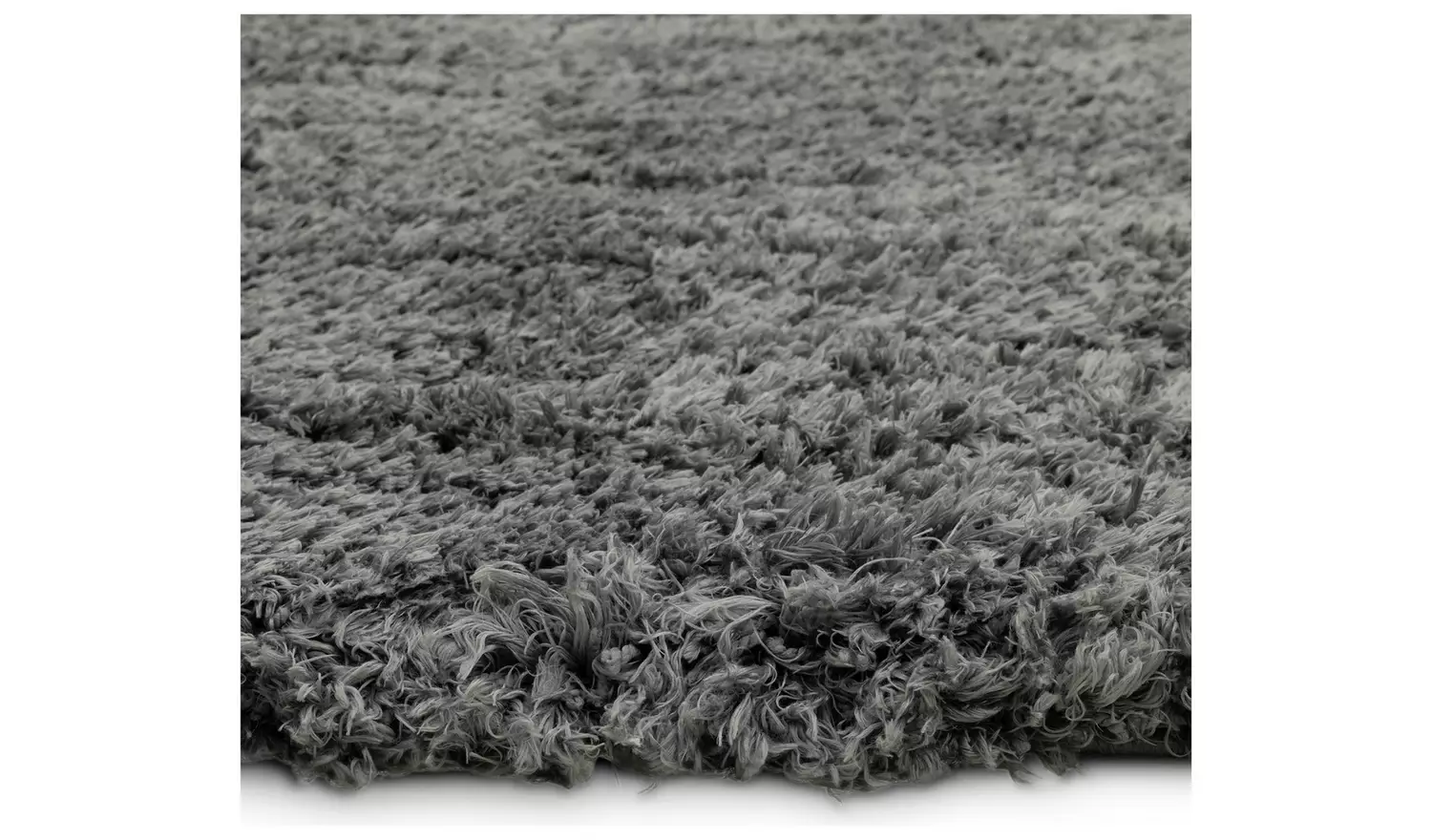 Habitat Airmaster Plain Charcoal Shaggy Rug -170x120cm