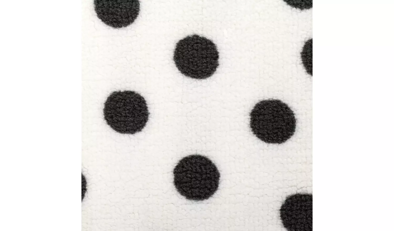Argos Home Multi Spot Black & White Cut Pile Rug - 170x120cm