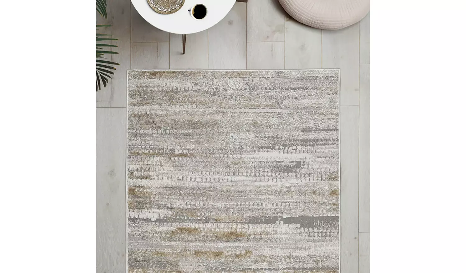 Cadiz Abstract Grey Rug - 120x170cm