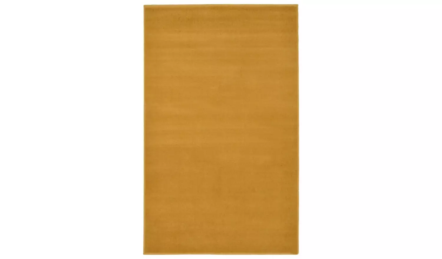 Homemaker Adorn Plain Ochre Cut Pile Rug - 170x120cm