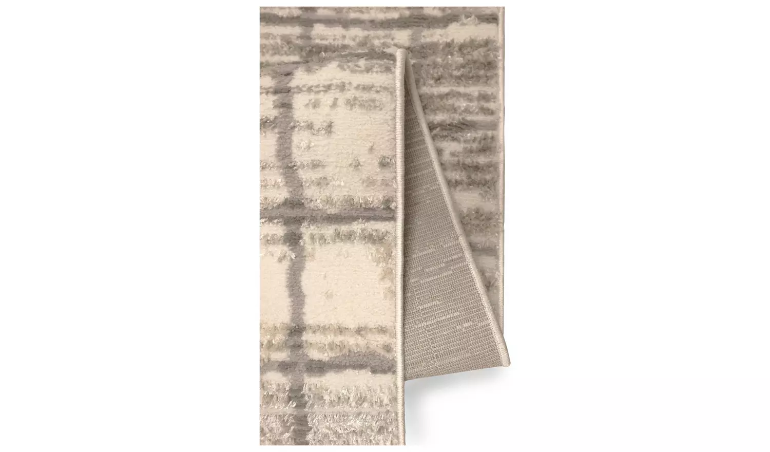 Homemaker Cadiz Check Rug - 160x230cm - Natural