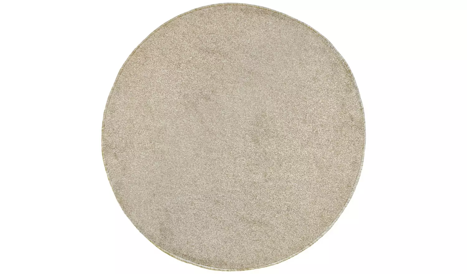 Homemaker Relay Plain Natural Round Rug - 133cm
