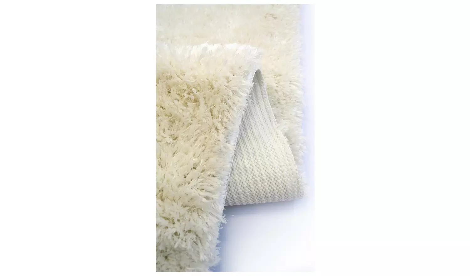 Homemaker Soft Washable Ivory Shaggy Rug - 200x140cm