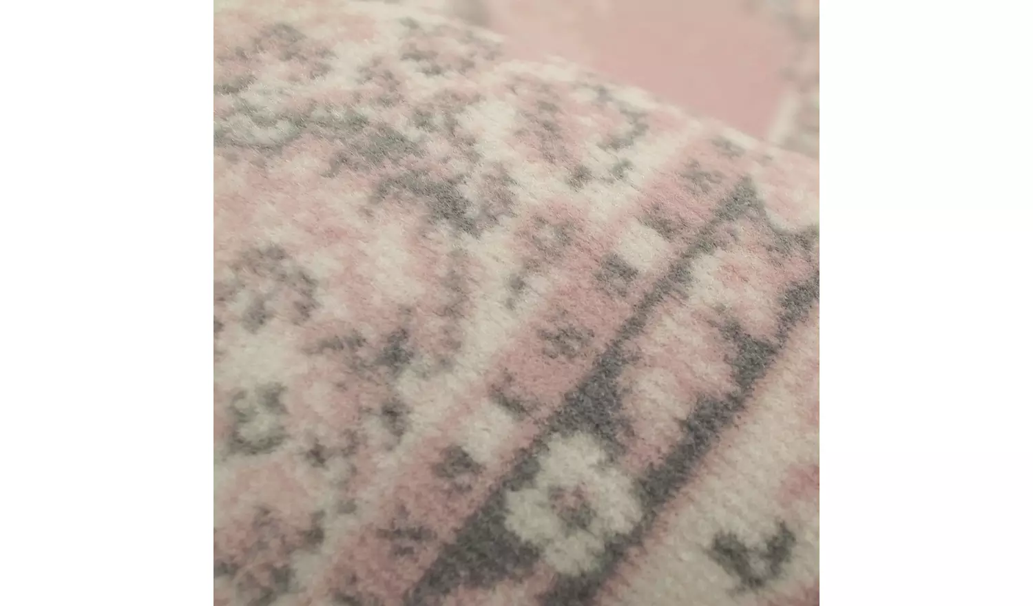 Homemaker Bukhura Traditional Blush Cut Pile Rug - 230x160cm