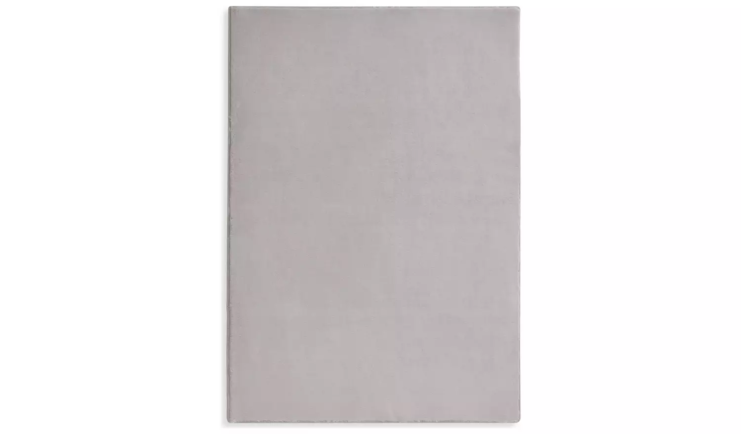 Habitat Cosy Soft Dove Grey Short Pile Rug - 230x160cm
