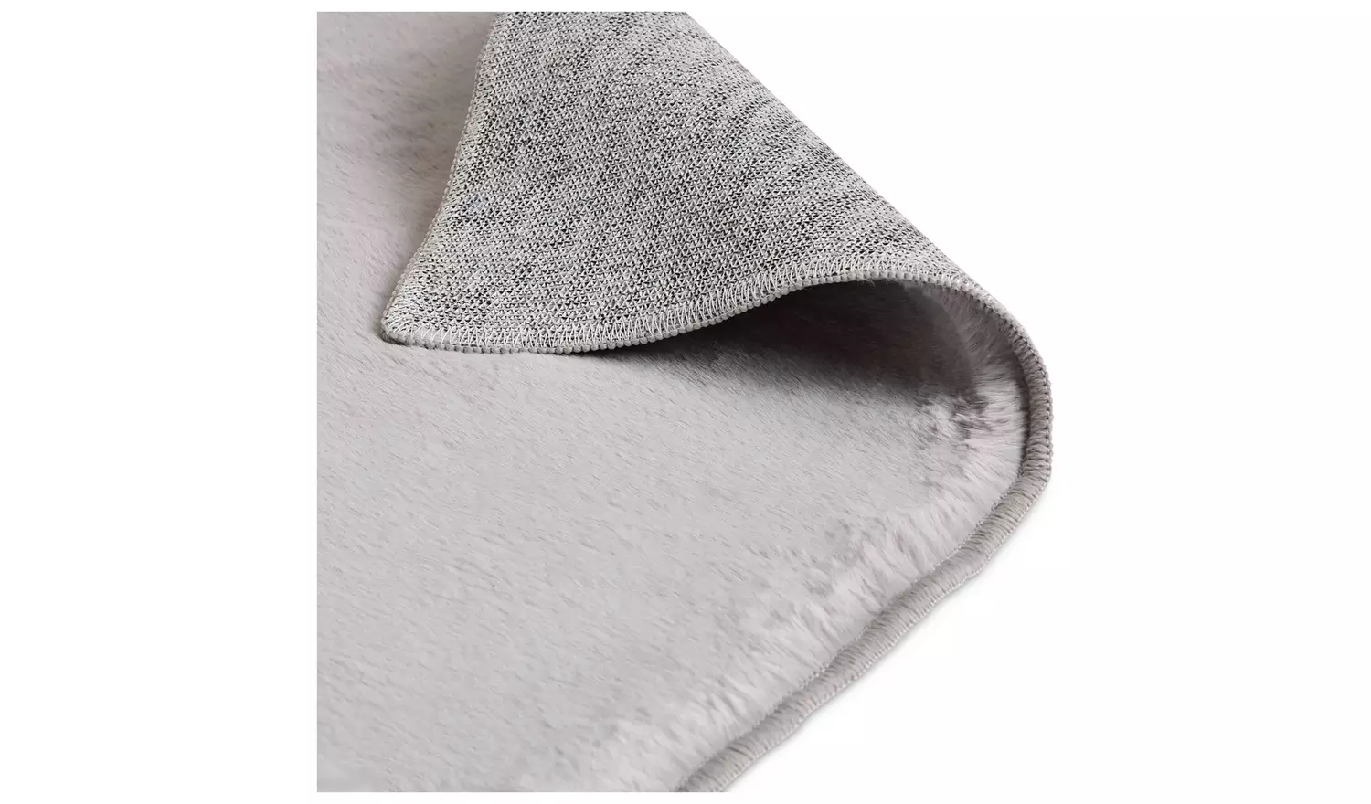 Habitat Cosy Soft Dove Grey Short Pile Rug - 230x160cm